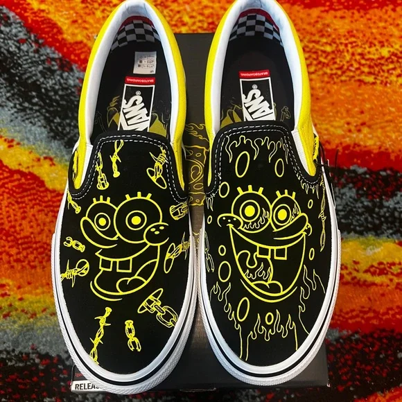 Vans | Shoes | Vans Skate Slip On Sponge Bob Gigliotti  display picture 2